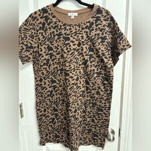 BP Leopard T-shirt Dress